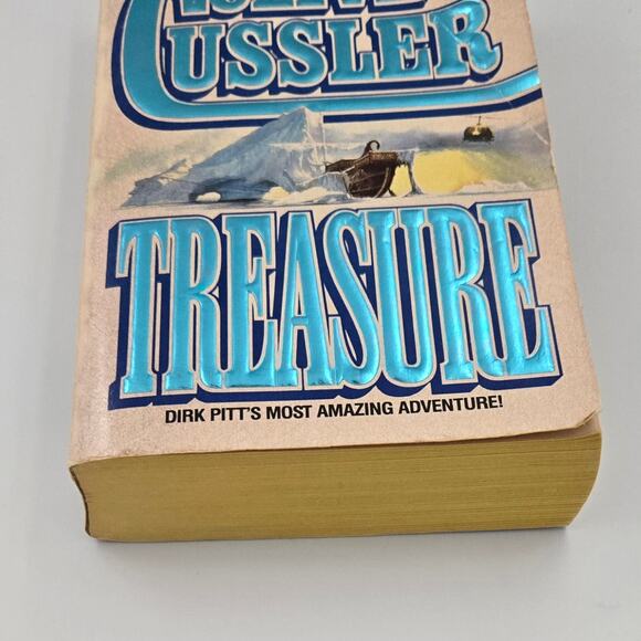 Treasure by Clive Cussler Character Dirk Pitt Adventure Mystery Thriller - Picture 2 of 8
